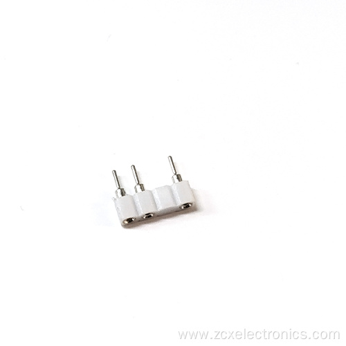 2.54 4P White Plugged Female Connectors